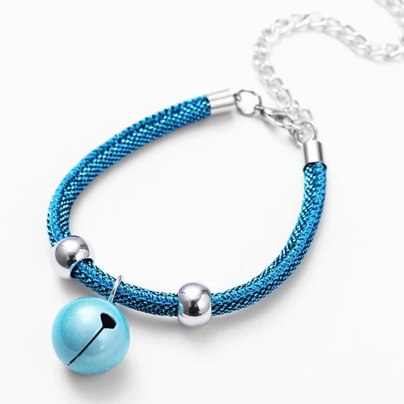Fashion Pet Bell Collar Necklace Nylon Fabric Kitten Accessory Cats Collar With Extension Chain Cats Puppy Decoration Product - Image 10