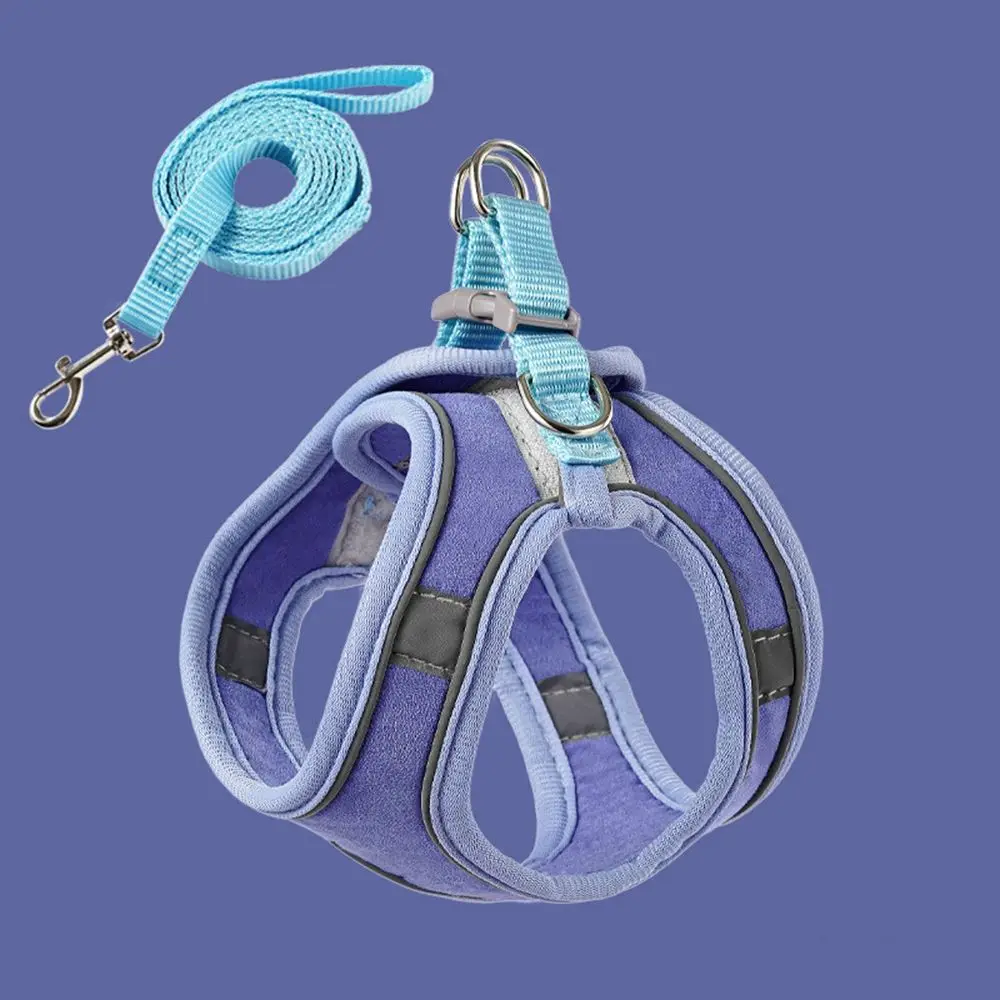 Anti-leak For Cat Puppy,Rabbit Soft Vest Harness Dog Leash Adjustable Cat Collar Cat Accessories Cat Harness Pets Vest - Image 9
