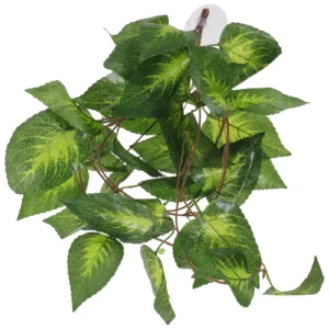 Lifelike Artificial Reptile Plants Durable Fake Plant Decor For Terrarium Turtle Fish Tank Aquarium Landscape Ornament Safe