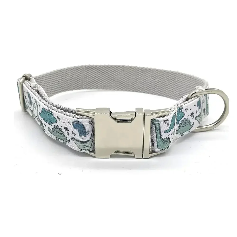 Free Engraving Personalized Dog Collars,Matching Leashes,Customized ID Name Contacts Muilti Design Adjustable Pet Collars - Image 8