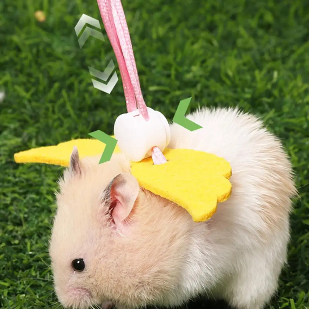 1pcs Hamster Harness Leash Small Pets Training Accessory Outdoor Portable Hamster Harness Safety Adjustment Hamster Supplies - Image 2