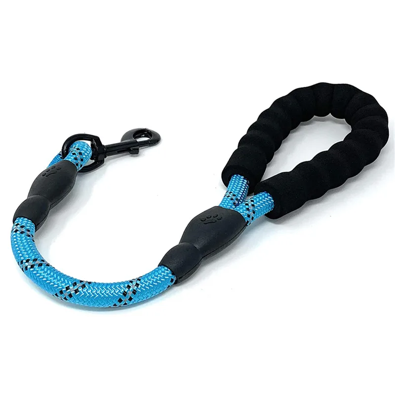 Dog Leash Short Leashes for Large Dog Walking Reflective Dogs Leash Comfortable Handle Pet Chain Rope Dogs Leashes Pet Supplies - Image 3