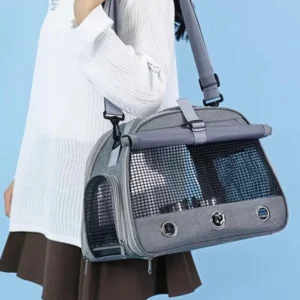 Breathable Portable Parrot Travel Bag with Tray Large Capacity Parrot Carrier Bag Comfortable Bird Backpack Pet Supplies