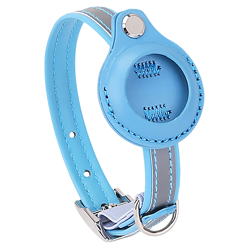 New Pet PU Cat Tracking Collar, Anti-Lost Reflective Locator Collar (No Airtag Included), Adjustable Cat Safety Collar, 1PC - Image 8