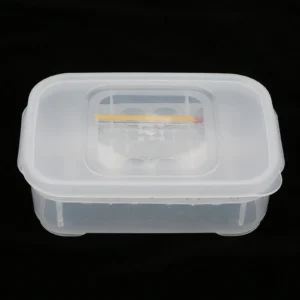 12 Grids Snakes Gecko Lizards Reptiles Eggs Incubator Tray Hatcher Box with Thermometer(the color of the thermometer is random)