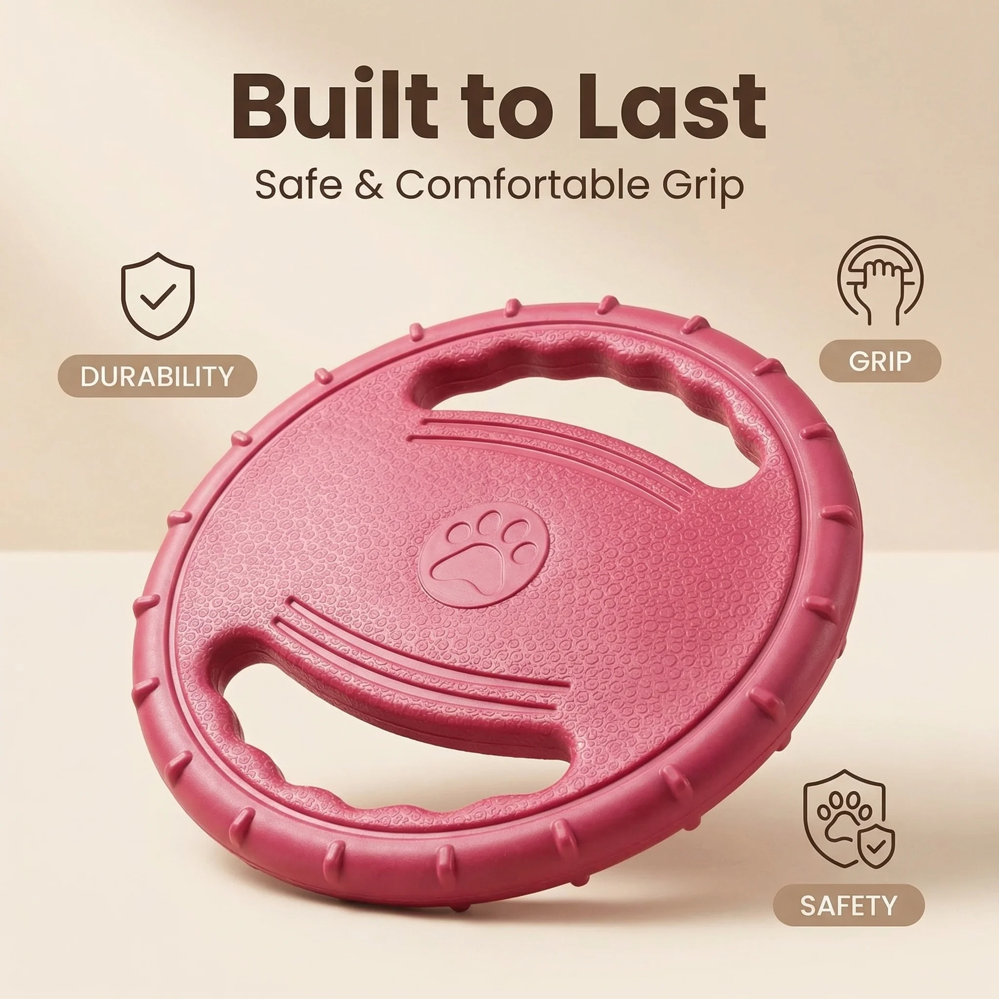 EVA Flying Disc Dog Training Toy Puppy Outdoor Interactive Game Playing Supplies Pet Chewing Flying Saucer Floating Water Toy - Image 4