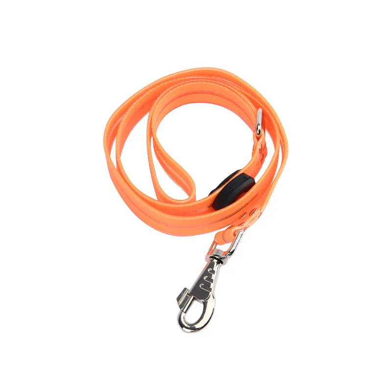 Pet light-up collar leash LED flashing collar USB charging dog walking pulling belt adjustable dog collar fashion pet supplies - Image 5