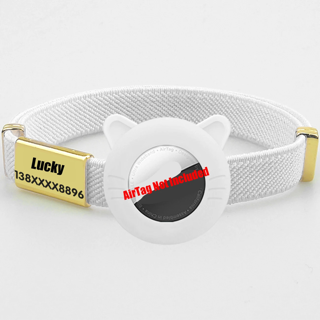 New Breakaway AirTag Tracker Cat Collar Free Custom Name Tag Kitten Collar with GPS Holder Case Anti-lost Adjustable Pet Collars - Image 16
