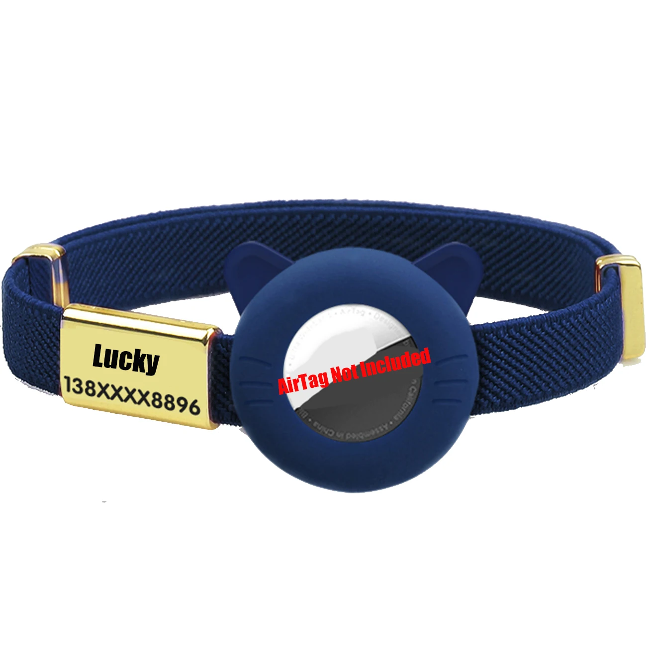 New Breakaway AirTag Tracker Cat Collar Free Custom Name Tag Kitten Collar with GPS Holder Case Anti-lost Adjustable Pet Collars - Image 11
