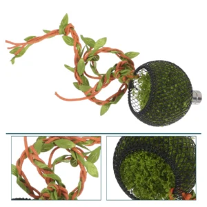 Mini Jumping Spider Shelter Natural Tree Vine Climbing Habitat Enclosure Hide Box Decorative Arboreal Spider Retreat Nesting