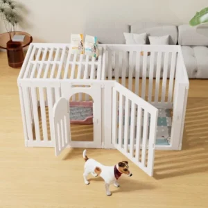 Safety Pet Fence Indoor Dog Puppy Fences Cat Kitten Dogs Accessories Playpen Cats Kittens Dog Baby Activity Fence Pets Supplies