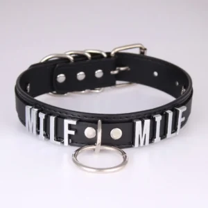 Fashion Personalized Letters SISSY Sexy Choker Women PU Leather Collar Punk Chocker Custom Name Crystal Jewelry Cosplay Necklace
