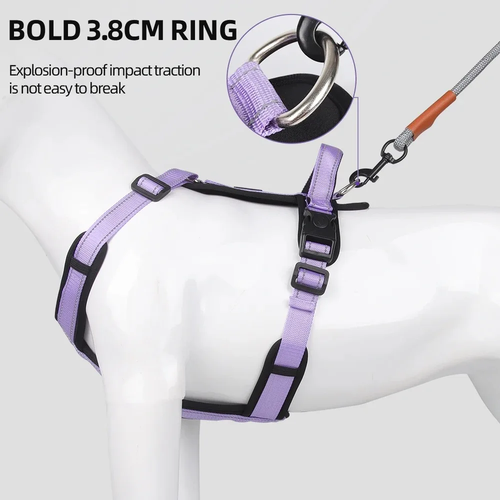 Harnesses and Wears Necklaces Harness With Dog Leash Classic Medium Small Dogs Pet Accessories Chest Puppy Collar Big Accessory - Image 4