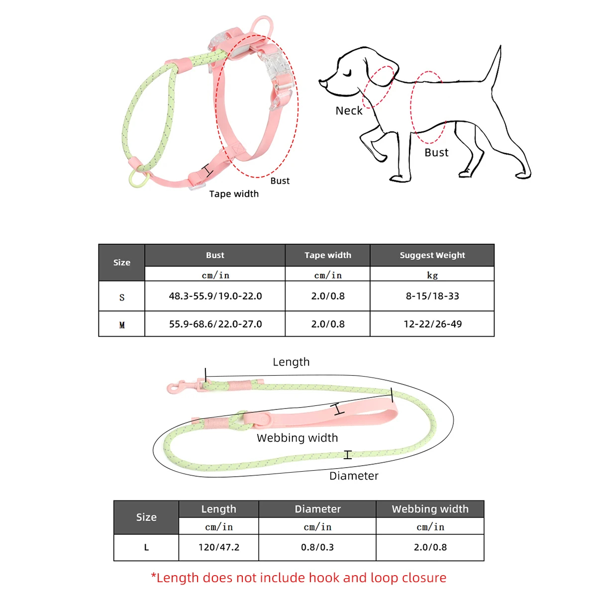 Small And Medium Dogs Harness For Summer Pet dog Walking Running Outdoor Fashion Harness No Pull Safety Reflective Nylon Leashes - Image 3