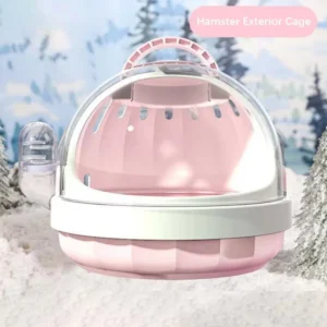 Hamster Cage Nest Portable Outer Basket Honey Bag Weasel Flower Branch Mouse Golden Wire Bear Panoramic Outer Bag Pet Supplies