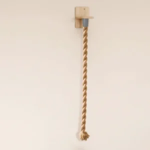 Funny Wear Resistant Cat Scratch Rope Bite Resistant Screw Fixation Sisal Rope Cat Climber Space Saving Cat Wall Rope Rack Home