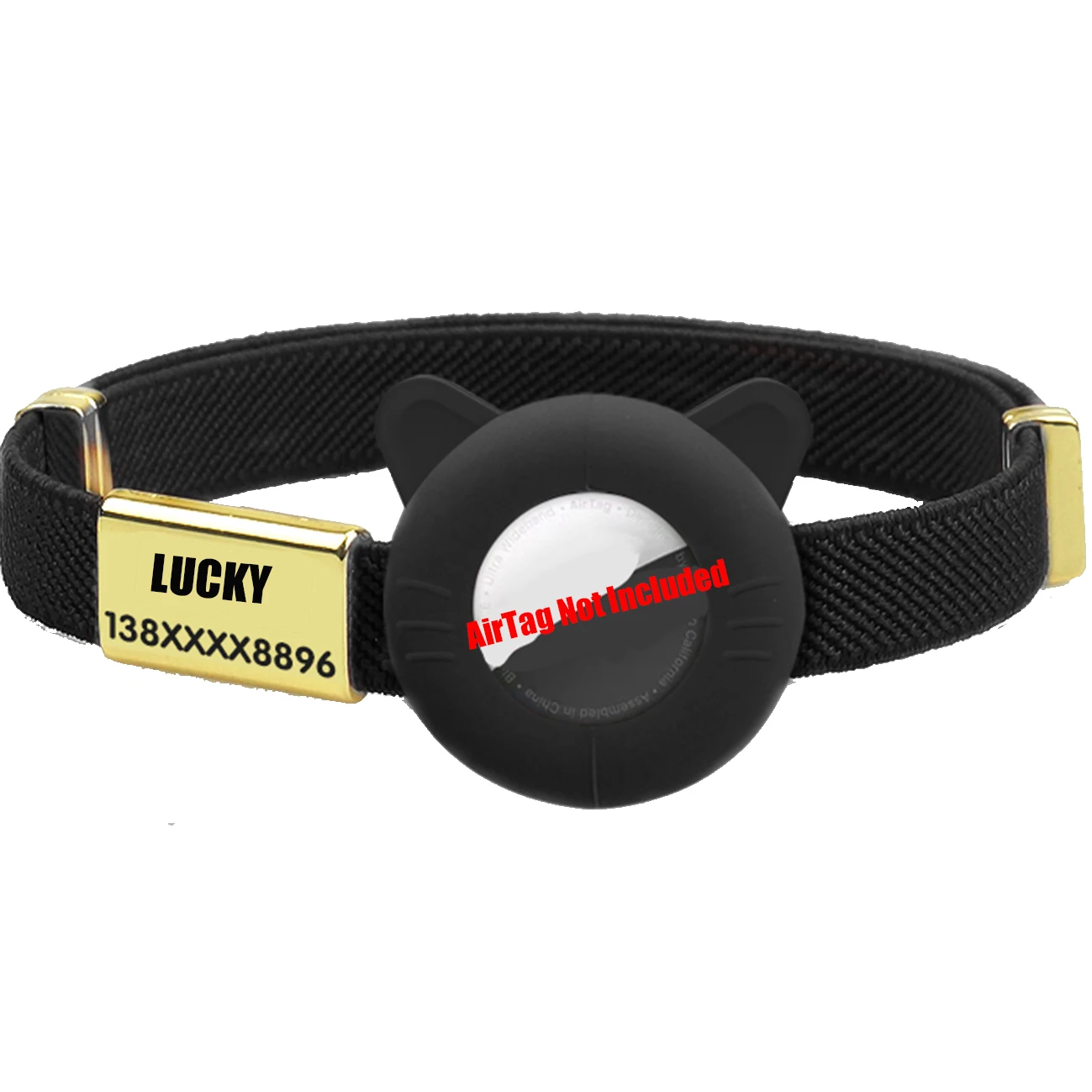 New Breakaway AirTag Tracker Cat Collar Free Custom Name Tag Kitten Collar with GPS Holder Case Anti-lost Adjustable Pet Collars - Image 17
