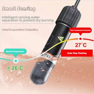 USB Mini Aquarium Heater Small Submersible Pet Water Warmer Auto Constant Temperature For Mini Fish Turtle Safe Heating Device