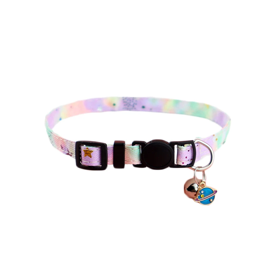 Star Cat Collar with Bell Breakaway Bowknot Small Pet Dog Collars Necklace Quick Release Collier Chain for Puppy Goats - Image 9
