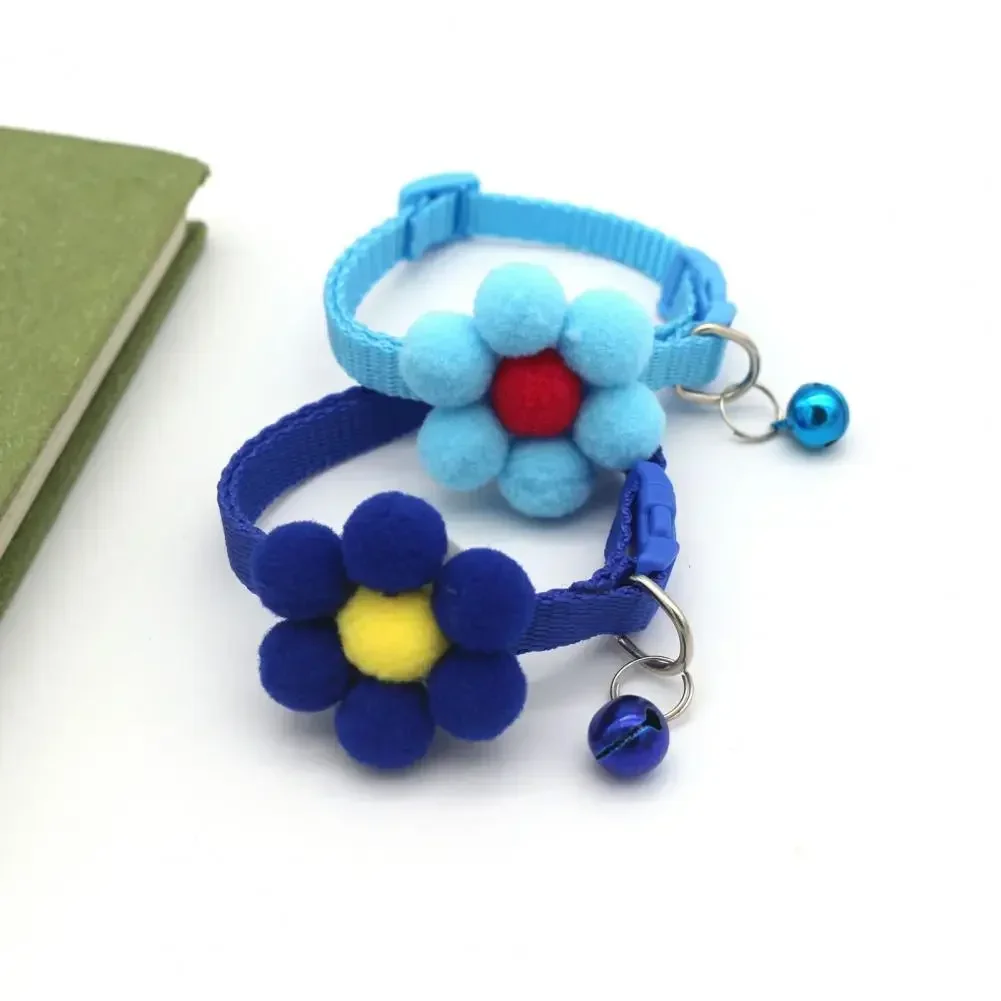 Cute Cat Collar Small Puppy Cat Collars Bow Gatos Kitten Cat Collar Bowknot Necklace with Bell for Dogs Chihuahua Pet Supplies - Image 3