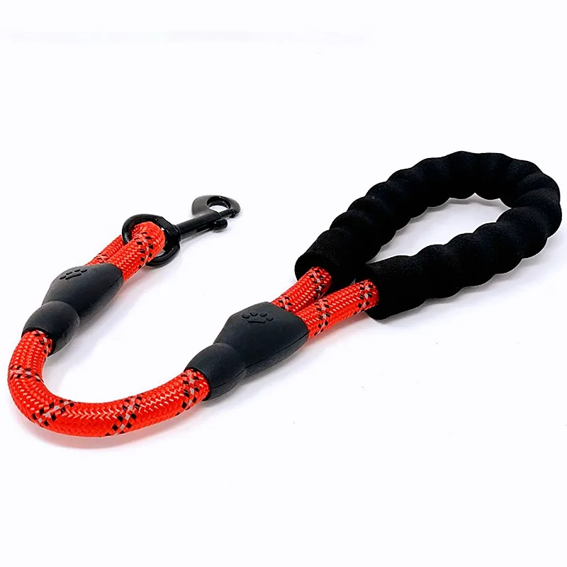 Dog Leash Short Leashes for Large Dog Walking Reflective Dogs Leash Comfortable Handle Pet Chain Rope Dogs Leashes Pet Supplies - Image 8