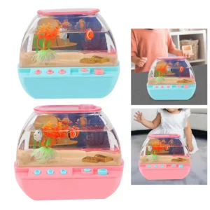 Artificial Tank with Moving Interactive Aquarium for Desktop