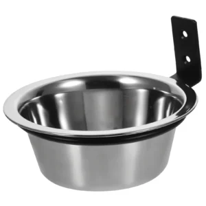 6Inch Elevated Dog Bowls Wall Mounted Stainless Steel Pet Feeding Bowl For Large Dogs Durable Bite Resistant Hanging Food Water