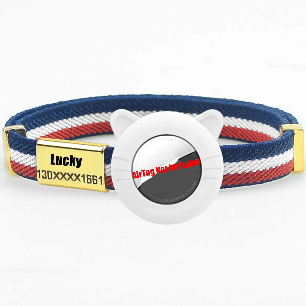 New Breakaway AirTag Tracker Cat Collar Free Custom Name Tag Kitten Collar with GPS Holder Case Anti-lost Adjustable Pet Collars - Image 20