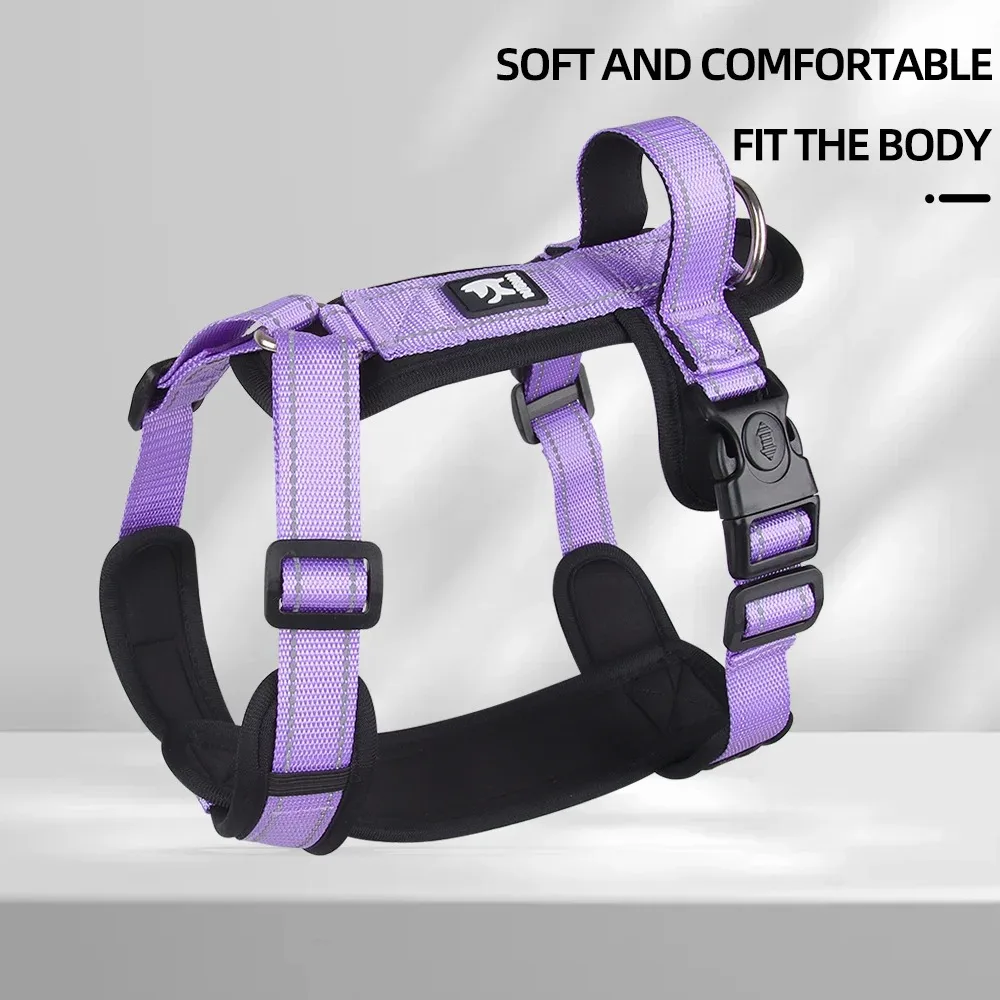 Harnesses and Wears Necklaces Harness With Dog Leash Classic Medium Small Dogs Pet Accessories Chest Puppy Collar Big Accessory - Image 2