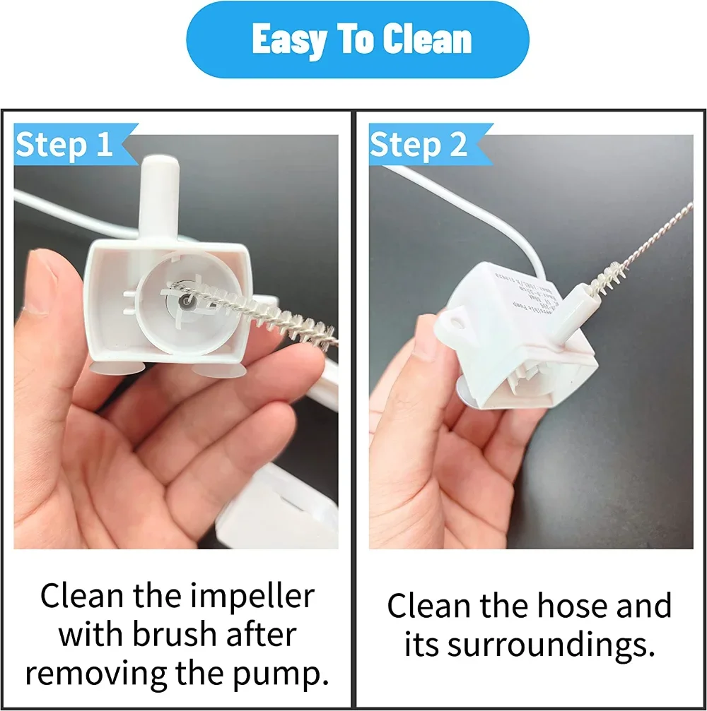 Water Pump LED Light 5V USB Pet Cat Water Fountain Motor Accessories Replacement for Cat Drinking Bowl Dog Water Dispenser - Image 6