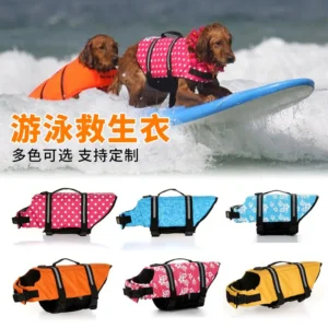 Dog Life Vest Jacket Reflective Pet Clothes Summer Puppy Swimwear Dog Life Jacket Safety Swimming Suit Dog Supplies