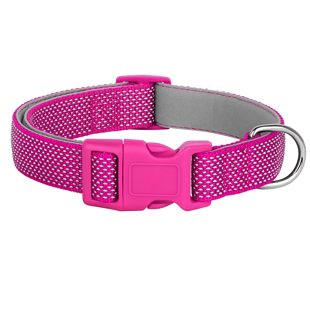 Reflective Pet Dog Collar Durable Nylon Dog Collars Necklace Adjustable Puppy Collars for Small Large Dog Pug Safety In Night - Image 8