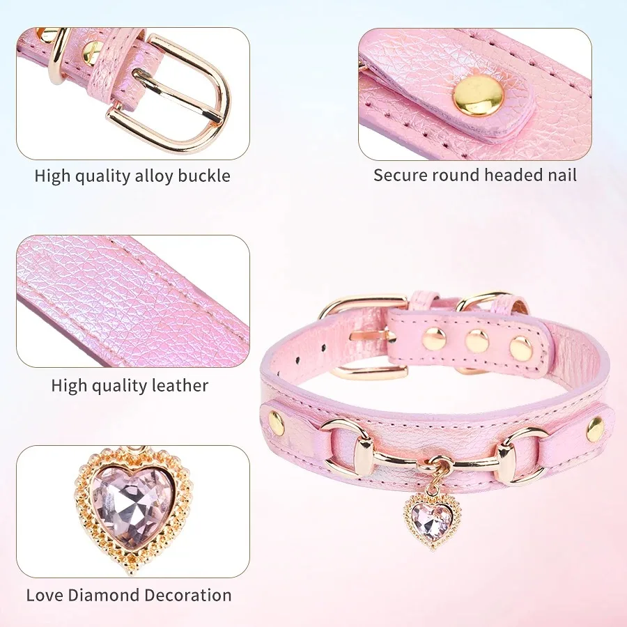 Cats Necklace Stuff Pet Collars Harnesses and Leashes the Goods Accessories Kittens Belt Harness Collar Puppy Products - Image 5