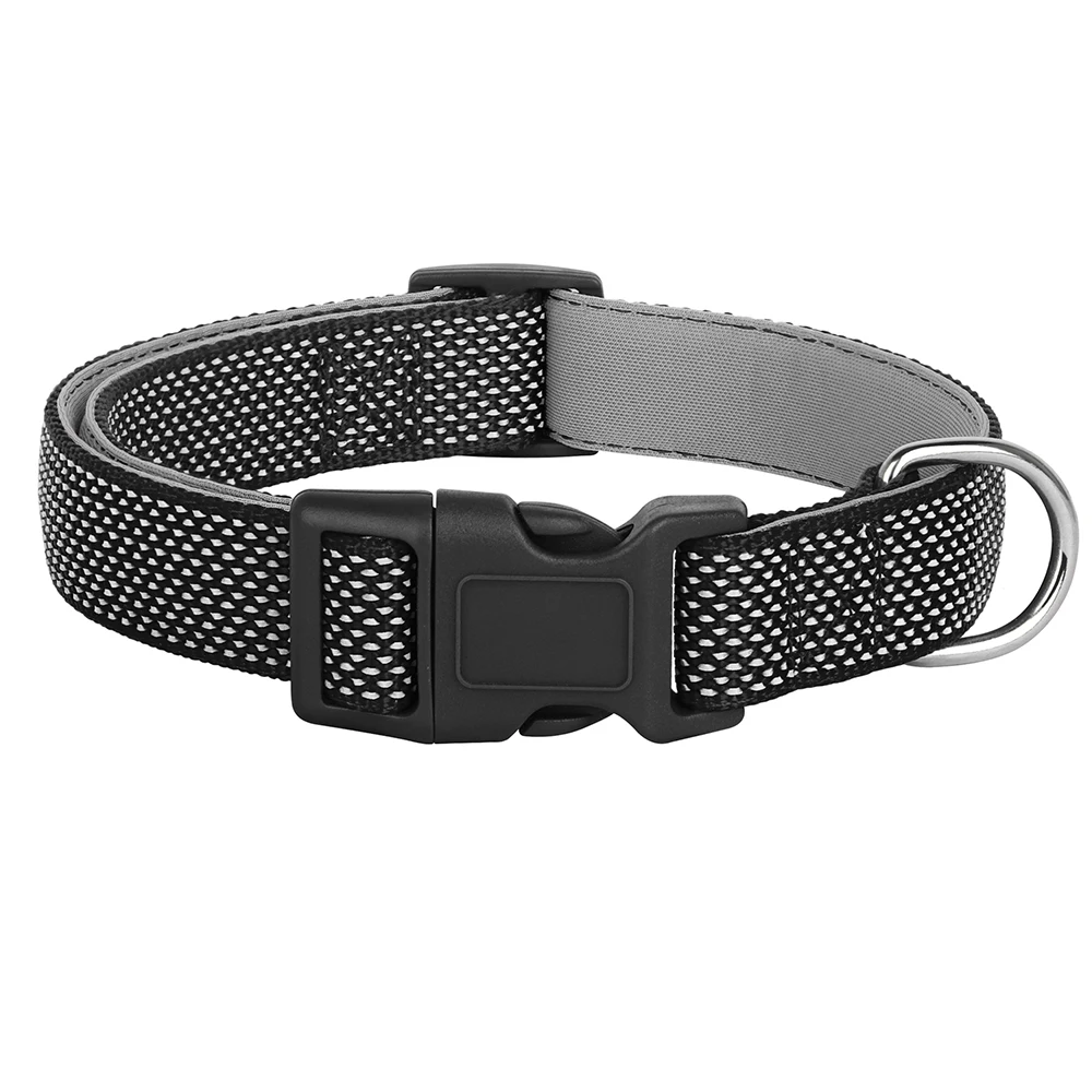 Reflective Pet Dog Collar Durable Nylon Dog Collars Necklace Adjustable Puppy Collars for Small Large Dog Pug Safety In Night - Image 12