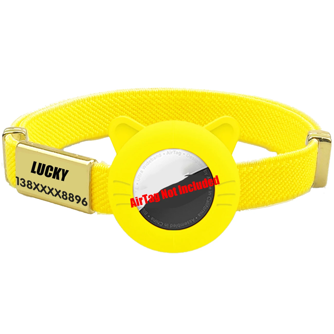 New Breakaway AirTag Tracker Cat Collar Free Custom Name Tag Kitten Collar with GPS Holder Case Anti-lost Adjustable Pet Collars - Image 13