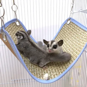 Pet Hammock For Rats Summer Cool Bed For Hamster House Nest Sleeping Bag Rodent Cage Hanging Tree Bed Small Animals Supplies