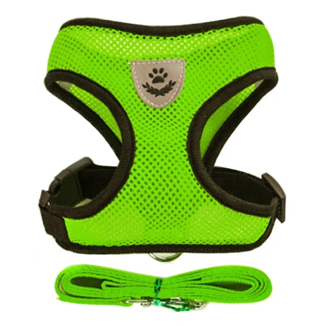 Cat Harness Vest Walking Lead Leash Adjustable Mesh Polyester for Small Medium Dogs Puppy Pets - Image 8