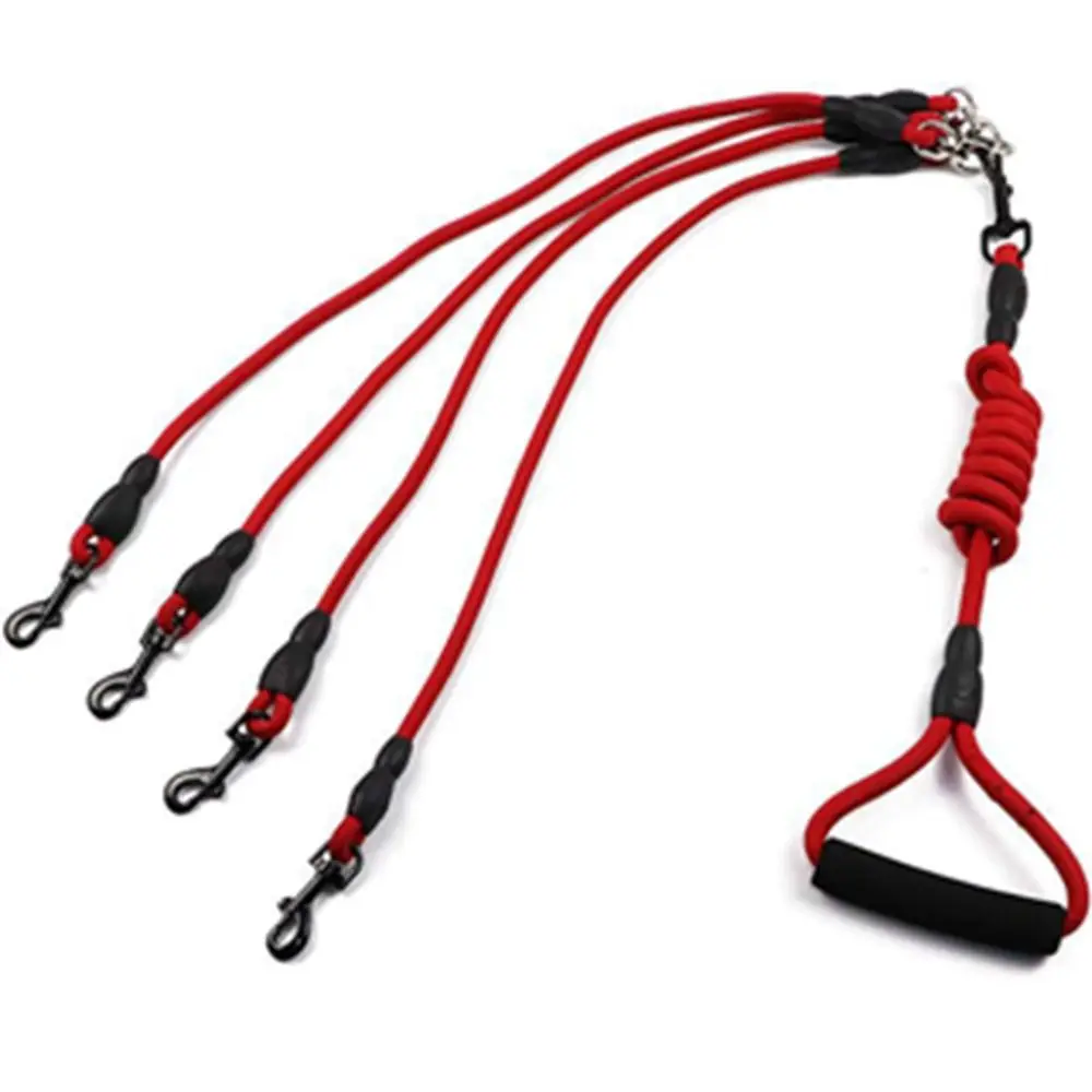 Pet Leash Nylon Double Dual Two Heads Dogs Rope 2 Way Coupler Walk Dogs Collars Harness Leads Dog Leashes - Image 7