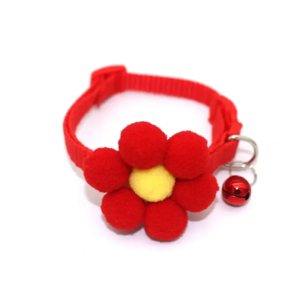 Cute Cat Collar Small Puppy Cat Collars Bow Gatos Kitten Cat Collar Bowknot Necklace with Bell for Dogs Chihuahua Pet Supplies - Image 12