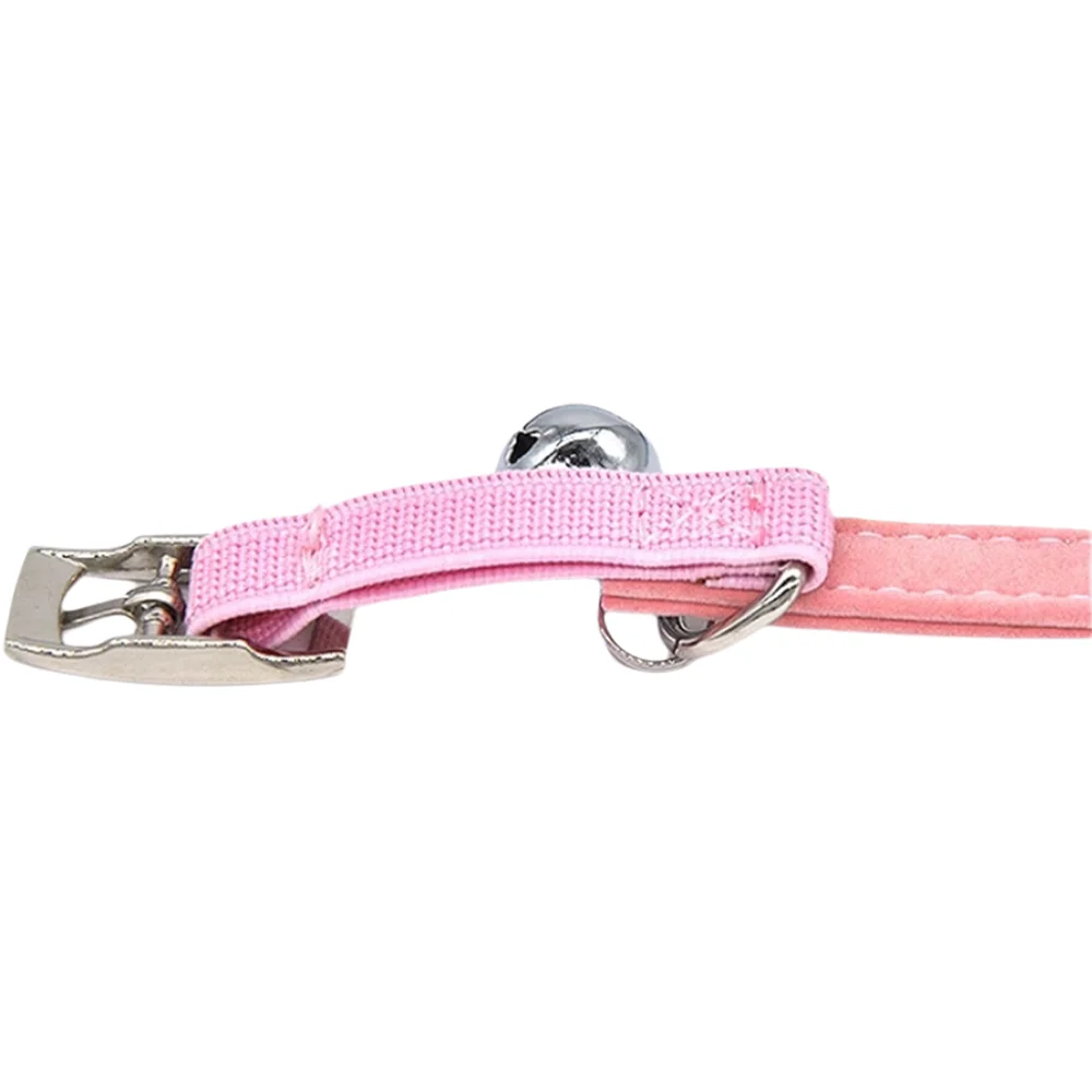 Pet Cat Collar with Bell, Fashion Small Dog Adjustable Collar, Heart Shape Easy Wear Cat Collar, 1PC - Image 5