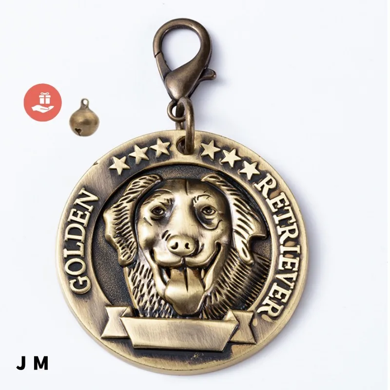 Customizable Engraved Pets ID Tag for Dog Cat Bronze Nameplate Tags Personalized Anti-lost Address Number Dogs Collar ID Pendant - Image 22