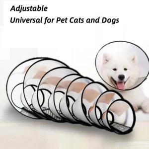 Pet Recovery Collar – Anti-Lick & Bite Protective Cone for Cats & Dogs Wound Healing