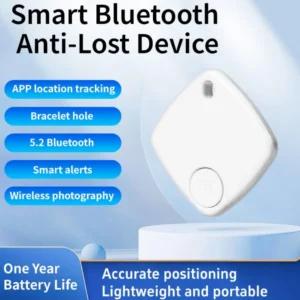 Anti-lost Pet Bluetooth GPS Tracker Bluetooth 5.0 Plastic Smart Tracker Wireless Tracker Alarm GPS Locator for Car Wallet Key