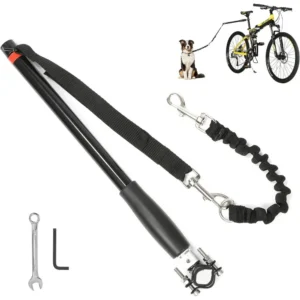 Dog Bicycle Exerciser Leash Hands Free Bicycle Dog Leash Dog Bike Leash Jogging Cycling Bicycle-Cruises Outdoor Safe with Pets