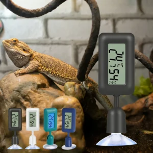Reptile Thermometer Thermometer Hygrometer 360 Degree Rotation Terrarium Humidity Meter Reptier Accessoires for Pets