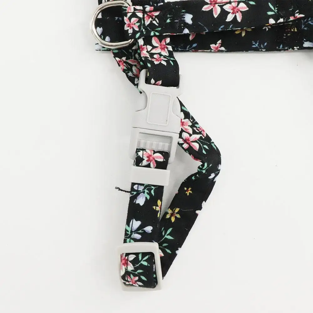 long Rope 2 sizes Soft Outdoor Walking Adjustable Strap Pets Leash Belt H-shped Cat Vest Dog Harness and Leash Cat Harness Set - Image 2
