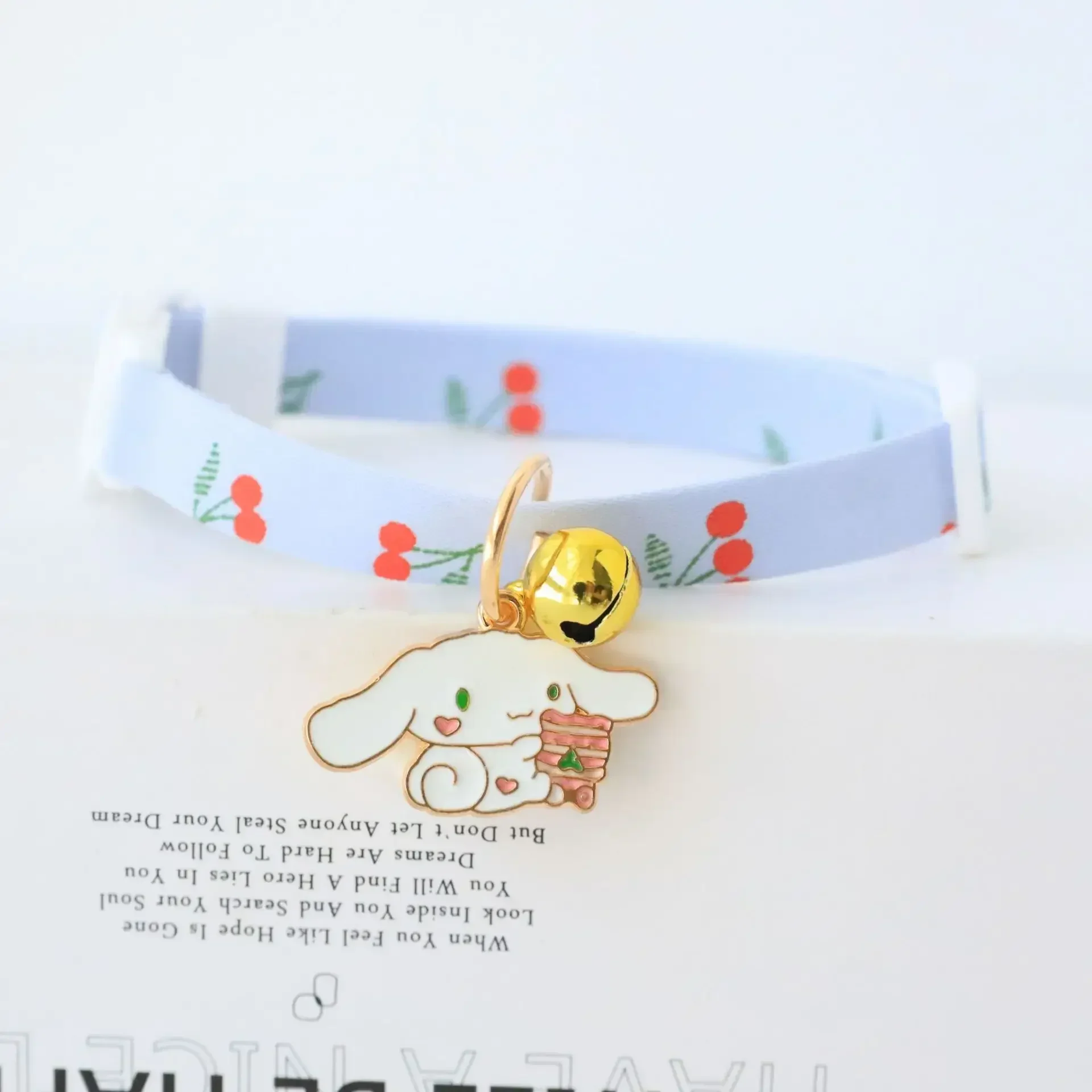 New cartoon pattern cat dog collar pendant bell safety buckle collar girl heart cute accessories cat accessories pet supplies - Image 7