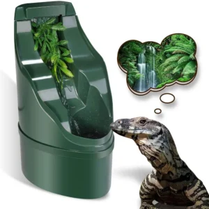 Automatic Reptile ABS Drinking Fountain Filter Feeding Drinkers Chameleon Lizard Terrarium Drinking Fountain Water Dripper