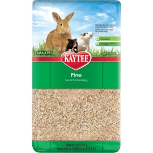 Small Animal Pine Bedding or Pet Guinea Pigs, Rabbits, Hamsters, Gerbils, and Chinchillas, 19.7 Liter