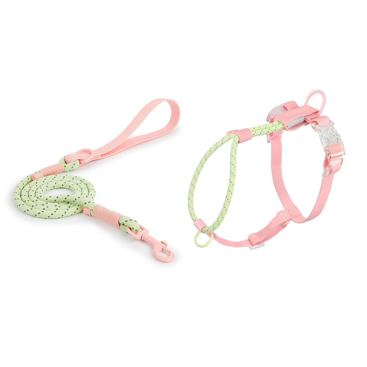 Small And Medium Dogs Harness For Summer Pet dog Walking Running Outdoor Fashion Harness No Pull Safety Reflective Nylon Leashes - Image 2